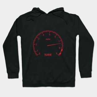 Subaru Impreza WRX STI Tachometer Gauge Design - JDM Car Art Hoodie